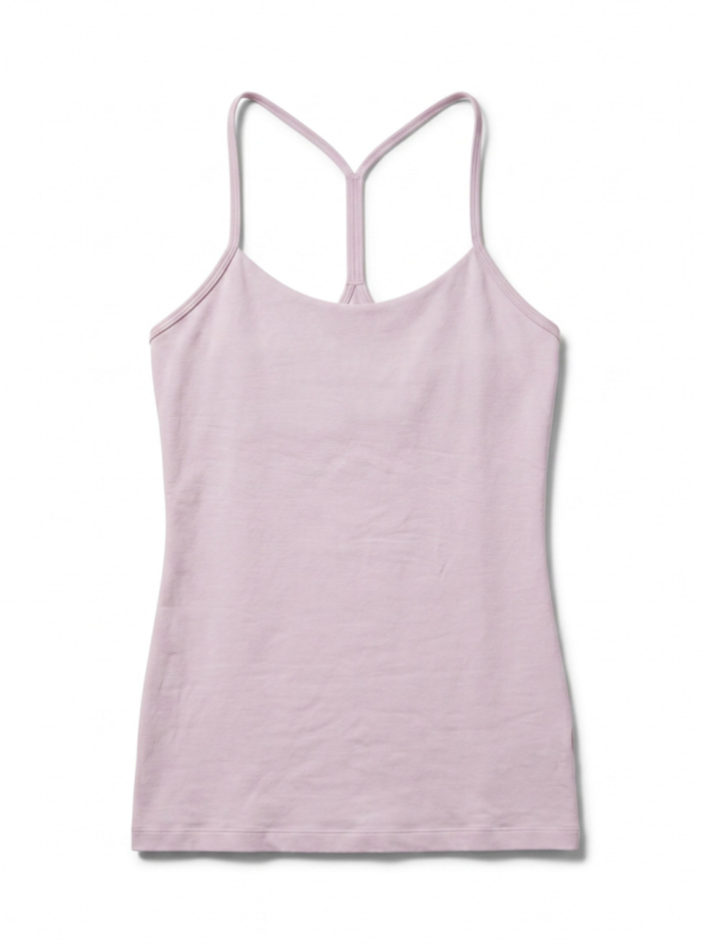 LULULEMON Top Women Size 8 Medium Light Pink Power Pose Tank Luon Racerback